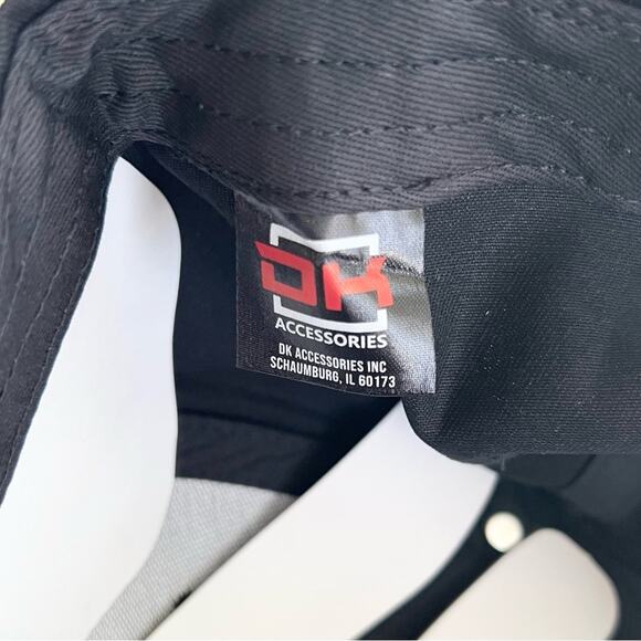 New DK Chicago Flag Skyline Patch Hat Cap Embroidered Hook Loop Black - Picture 5 of 6